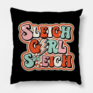 Sleigh Girl Pillow