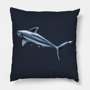 Deep blue shark Pillow