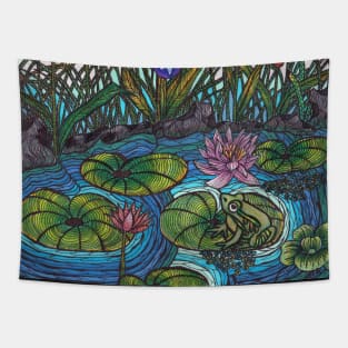 Frog Bottom Tapestry