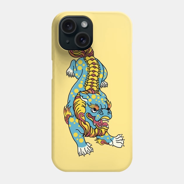 Foo Dog Phone Case by Tanisha Vidale