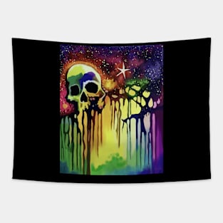 Skull Roots in Galaxy Tapestry