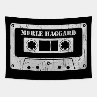 Merle Haggard - Vintage Cassette White Tapestry