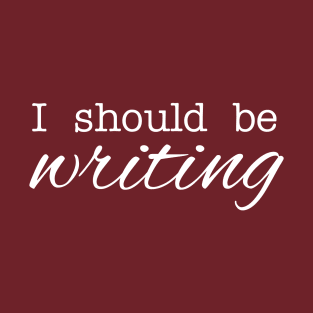 I should be writing (white text) T-Shirt