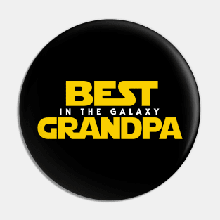 Best Grandpa in the Galaxy Pin