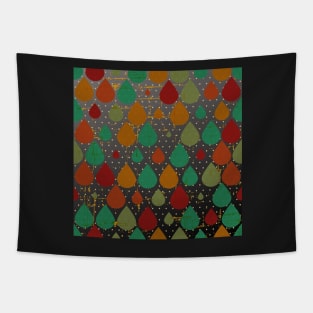 Unique Retro Pattern Tapestry