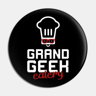 Grand Geek Eatery Full Logo Pin