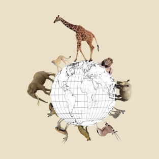 World with Wildlife of Africa T-Shirt