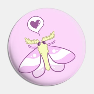 Pastel Moth Pin