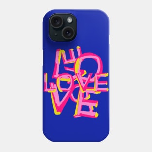 Complicated and wild LOVE typography Phone Case