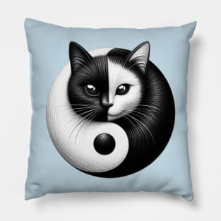YingYang Cats Pillow