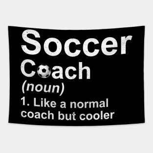 Soccer Coach Noun Like A Normal Coach But Cooler Tapestry