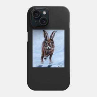 RUNNING HARE Phone Case