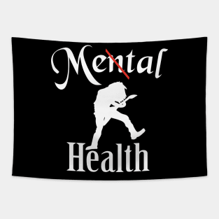 Metal health white Tapestry