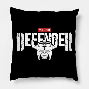 The Defender 80's Robot Cartoon Superhero Vigilante Mashup Parody Pillow