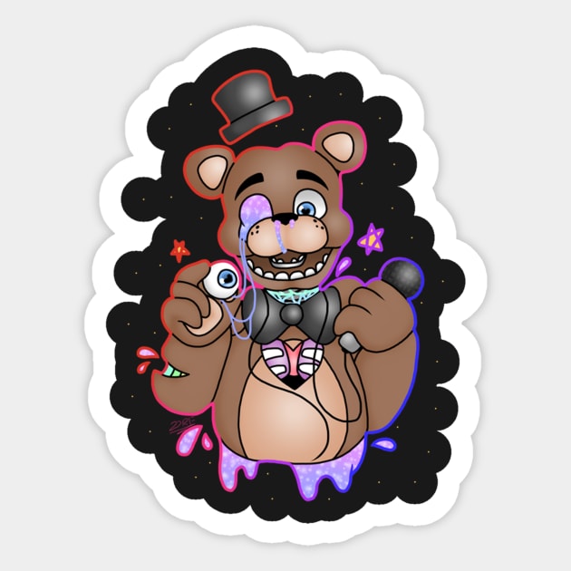 Five Nights At Freddy's Cartoon Sticker Bumper Decal - ''SIZES