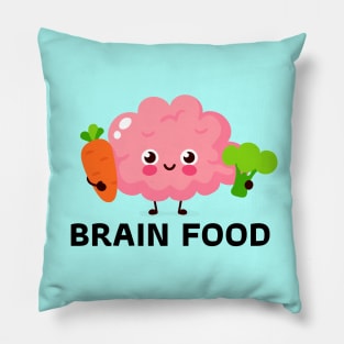 Brain Food | Brain Pun Pillow