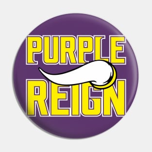 Viking Purple Reign Logo Pin