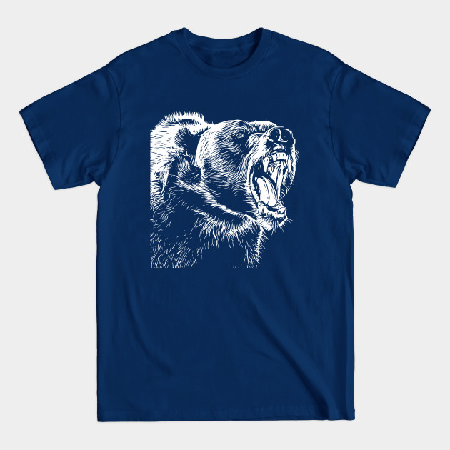 Discover Animal grin, bear mouth. Ferocious Beast - Animal Grin Bear Mouth Predator - T-Shirt