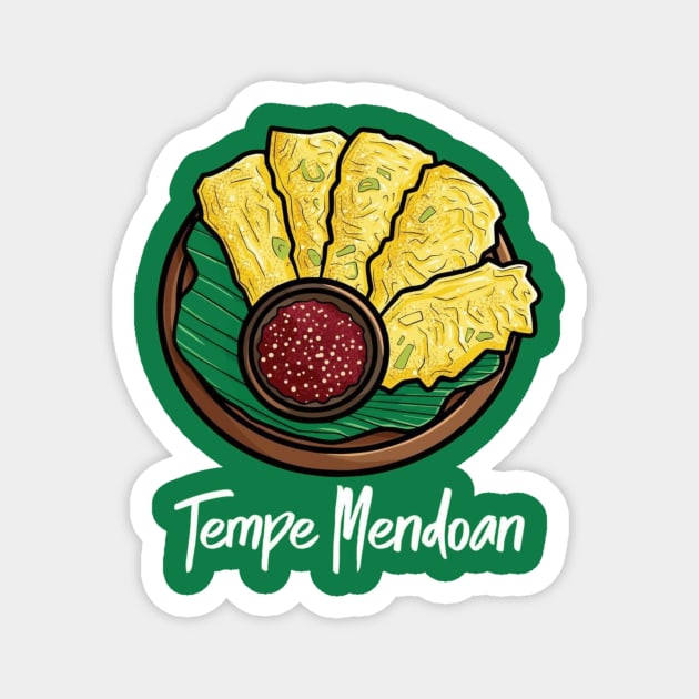 Tempe mendoan Magnet by Jungle class