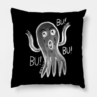 Inverted cute scary ghost Cuten Bububu Pillow