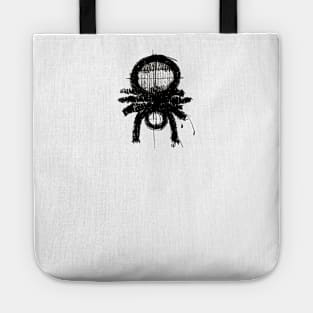 Black halloween spider Tote