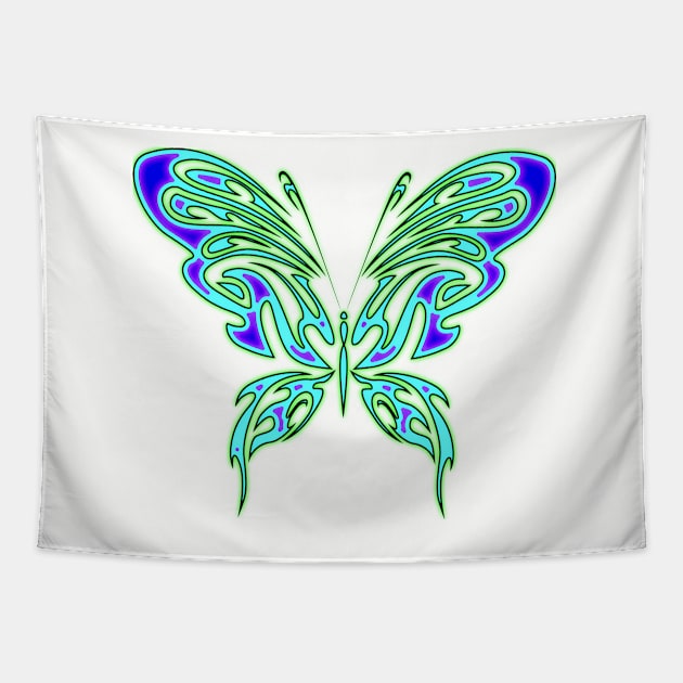 Butterfly Ion Tapestry by Atomus