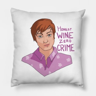 Kevin Whipaloo, Honest Wine Zero Crime Pillow