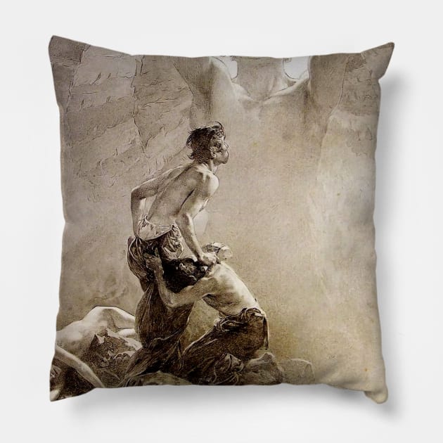 Alphonse Mucha - La Pater #2 - Art Nouveau Pillow by AltrusianGrace