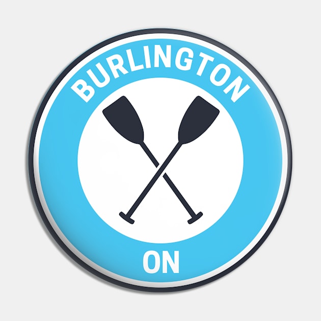 Vintage Burlington Ontario Pin by fearcity