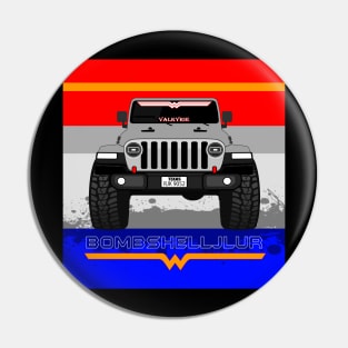 Wonderwoman Jeep Pin