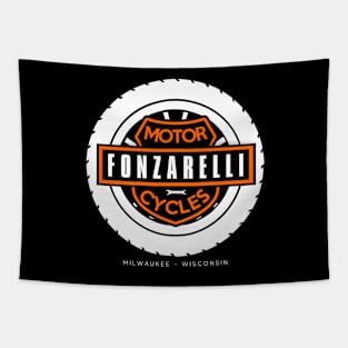 Fonzarelli Motorcycles - Wheel White Tapestry