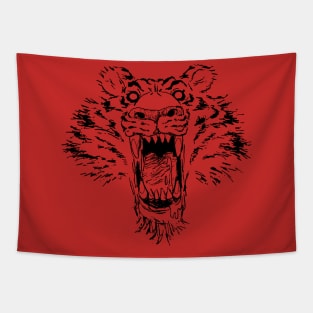 Fierce Tiger! Tapestry