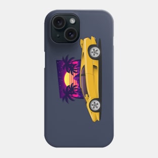 Yellow Diablo VT Supercar Phone Case