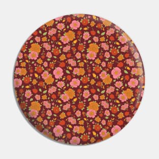 Groovy Floral Pin