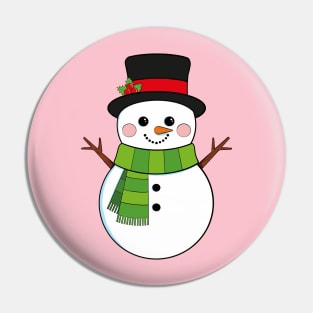 Cute Snowman Pin