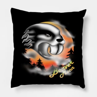 Full beaver moon Pillow