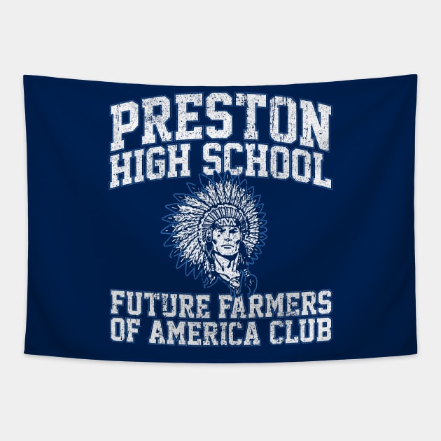 Preston High School Future Farmers of America Club Tapestry by huckblade