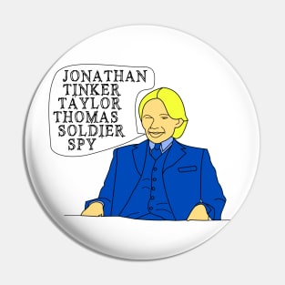 Jonathan Tinker Taylor Thomas Soldier Spy Pin