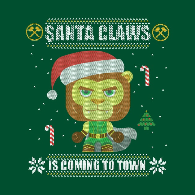 Santa Claws is coming to town by Great North Comic Shop