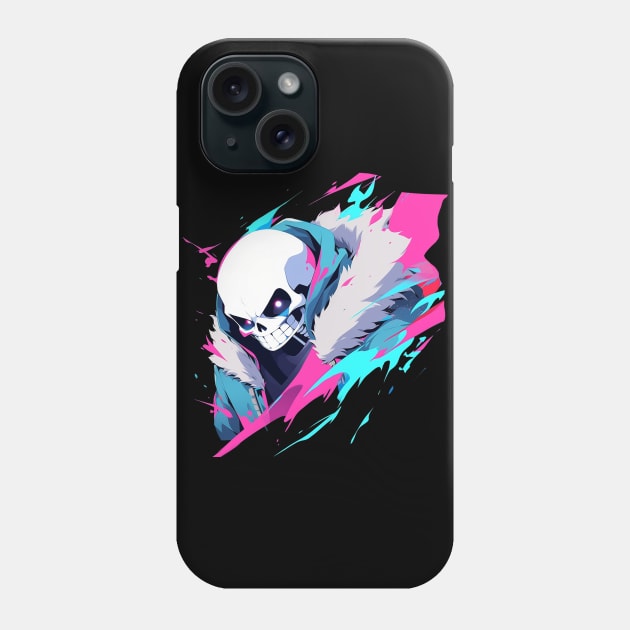 sans Phone Case by piratesnow