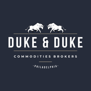 Duke & Duke Commodities Brokers - modern vintage logo T-Shirt