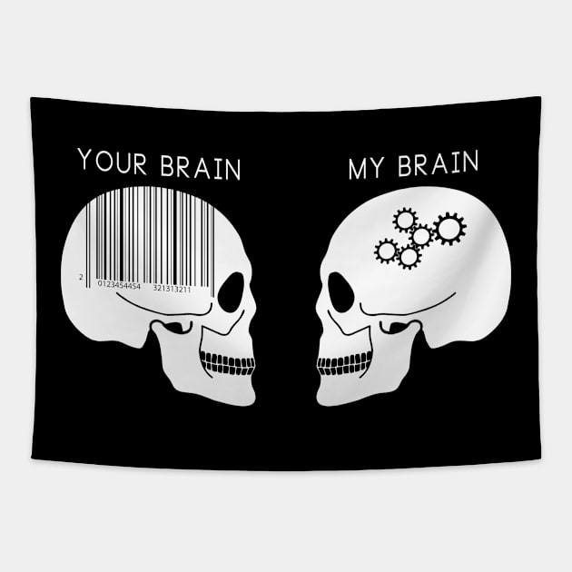 My Brain Your Brain Tapestry by Stoney09