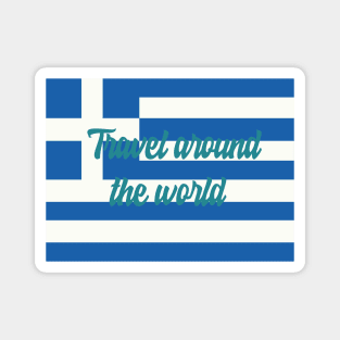 Travel Around the World - Greece Magnet