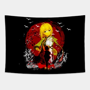 Stella's Revival Adventure Awaits - SoulWorkers RPG Tee Tapestry