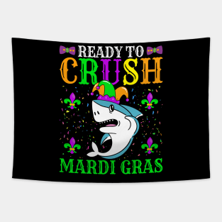 Ready to Crush Mardi Gras - New Orleans Nola Fat Tuesdays Tapestry