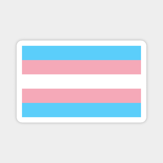 Trans Pride Flag Magnet by dikleyt