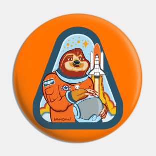 Space Sloth Hero Pin