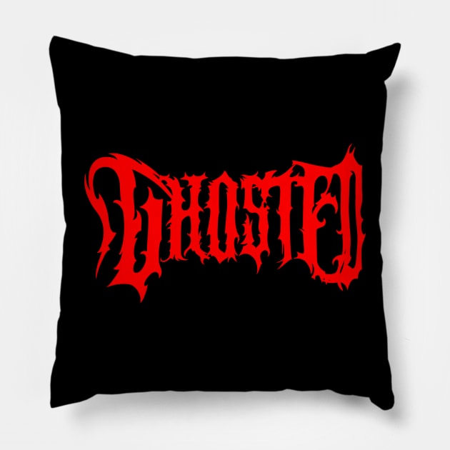 Ghosted Pillow by thenewkidprints