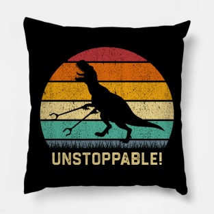 Unstoppable T Rex With Grabbers Long Arms Pillow