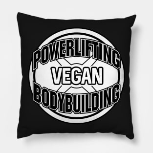 Vegan Power Lifting Bodybuilding Pillow